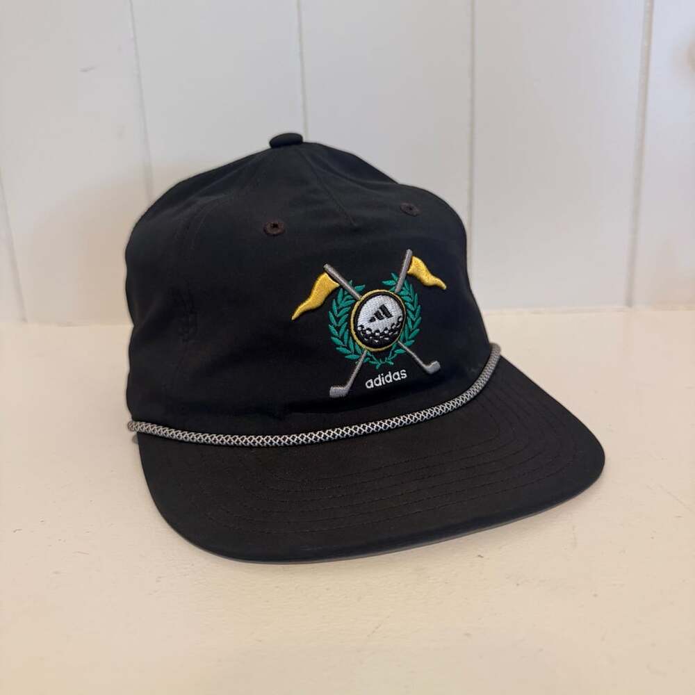 Adidas Retro Five-Panel Golf Hat Black